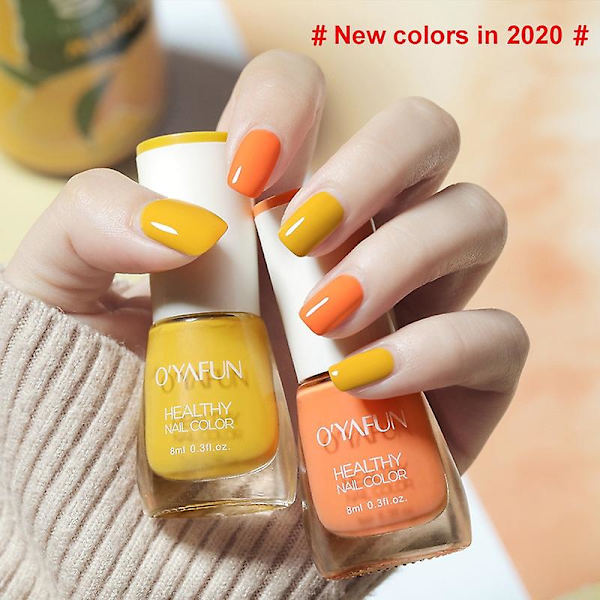 Oyafun Nagelgellack Neonlack Semipermanent Nagelsmycke Design Avtagbar Toppbas