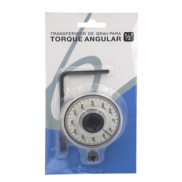 1/2\" Drive Torque Angle Gauge Meter Wrench 0-360 Degrees Measuring Tool