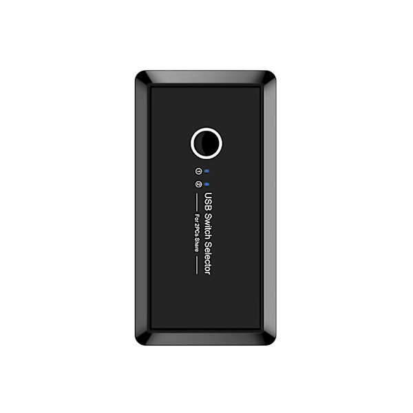 KVM-omkopplare USB 2.0-omkopplare 4 portar ut 2 datorer adapterhubb