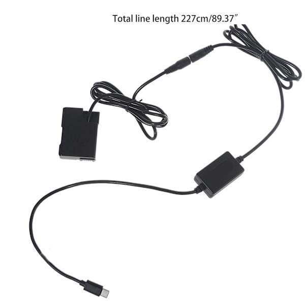 Praktisk kamerastrøm kabel Type-c til En El14 dummy batteri til D3100 D3200