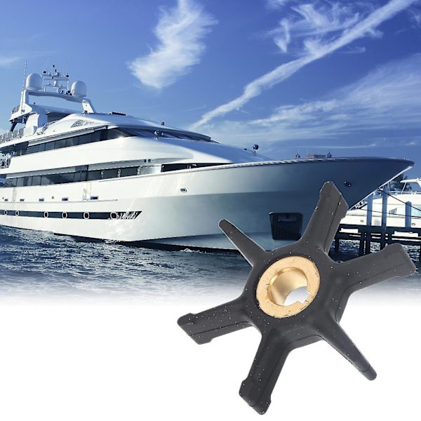 Vattenpump Impeller Bärbar Vattentät Mässing Gummibåt Impeller 277181 434424 För Evinrude Johnson