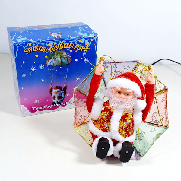 Luovia Uutuuksia Sähköinen Musiikki Varjoliito Varjoliito Stunt Joulupukki Leikki Joululahja Koriste parachute santa claus