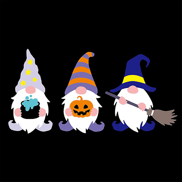 Gnomish Halloween Clear Stamps Kolstål Tryck Skärmaskin