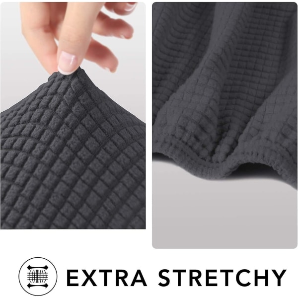 Stretch cover - Spandex Jacquard Halkfri mjuk cover Tvättbart möbelskydd med halkfritt skum och elastisk botten för barn (s