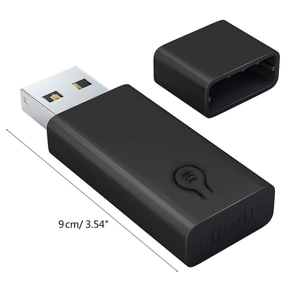 Trådløs Bluetooth-kompatibel adapter for PC, bærbar PC, USB-mottaker, spillkontroller