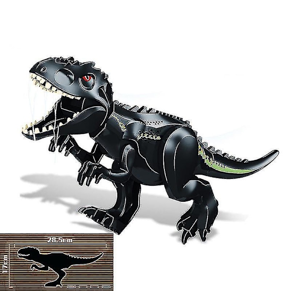 1 stk Jurassic Stor Dinosaur Byggeklosser T-rex Quetzalcoatlus Spinosaurus Actionfigurer Barnleker pterosaur b