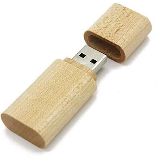 Usb Memory Stick lavet af træ med trææske 3.0 32gb Heilwiy gave