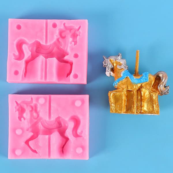 Til kreativ form DIY til ponyformet silikone materiale form chokolade kiks M