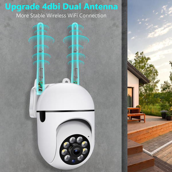 5G 3MP PTZ IP-kamera Wifi-kamera Ulkotiloihin 4x Digitaalinen Zoomaus Yökuvaus Langaton