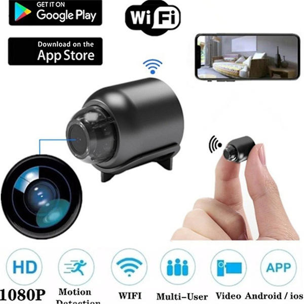 Videokameror X5 Nattvision Rörelsealarm Inspelning Mikro Röst Smart Hem