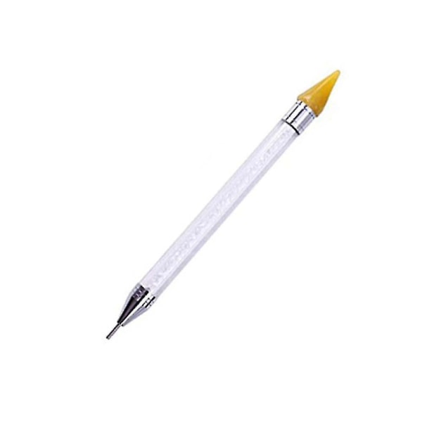 Rhinestone Picker Wax Pencil Pen Dobbeltendet Picker Applicator Tool