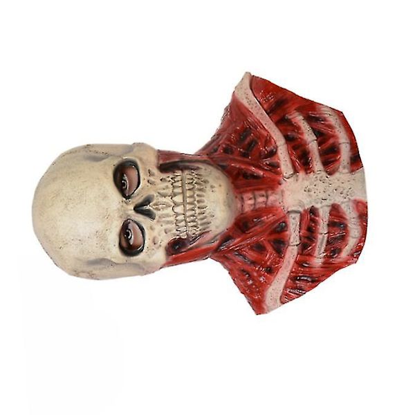 Halloween Horror Blod Kranie Maske Hovedbeklædning Kranie Skelet Kranie Latex Maske Cosplay Rekvisitter