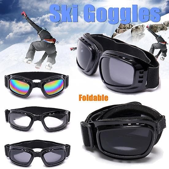 Foldbare Ski- og Snowboardbriller - Motorcykelbriller til Udendørs Racing