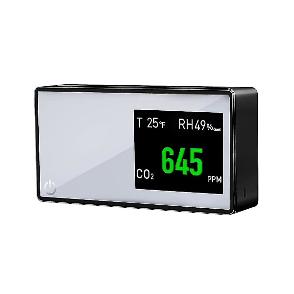 Ilmanlaadun monitori, 3-in-1 monitoiminen hiilidioksididetektori, co2-monitori sisätiloihin, asuntoautoihin, toimistoihin