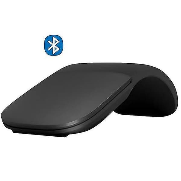 Arc Mouse - Bluetooth-mus för PC - Svart (ELG-00002), Windows, Mac, Chrome OS-kompatibla bärbara datorer (