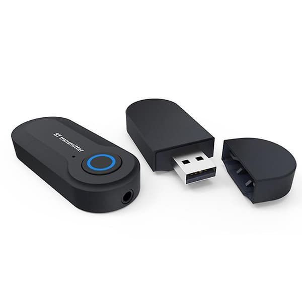 Trådløs Bluetooth-kompatibel mottaker sender 3,5 mm jack for bilstereo