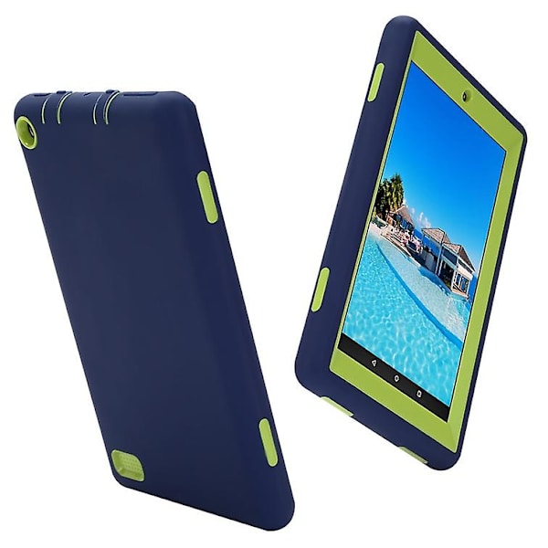 Robust støtsikker gummibeskyttelse for Amazon Kindle Fire HD 8 2017