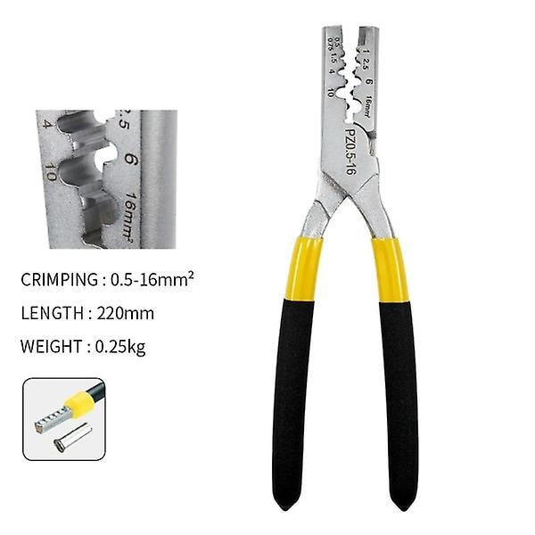Tyskland Stil Mini Crimpning Tång För Kabel Ändhylsor Specialrör Terminaler VE Hylsa Anslutning Crimpverktyg