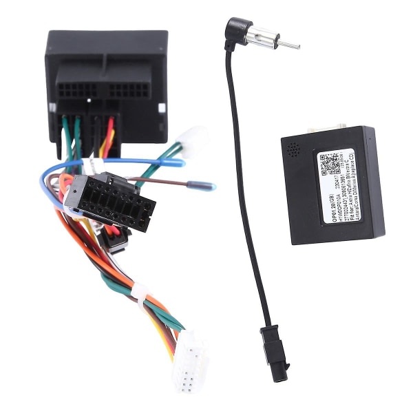 Bilradiokabel med Canbus-box för Opel H Zafira B Power Wiring Harness för Android Headunit Insta