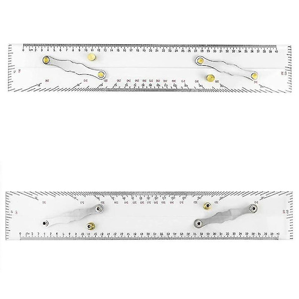 Black Friday Marine Parallel Ruler Clear Scales, Mapping Points To Pull Parallel Ruler 450mm, Nautical Charts Pa