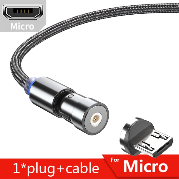 Magnetisk datakabel USB adapter typ C mikrokontakt stöd USB kompatibel med mobiltelefon bärbara datorer surfplattor