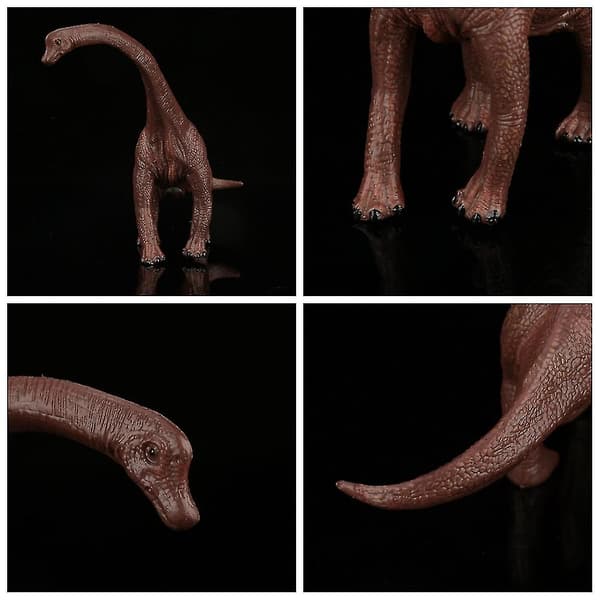 Høj simulering levende Pvc Brachiosaurus Dinosaur legetøjsmodel - Børn Børn Gave, Hjem Display