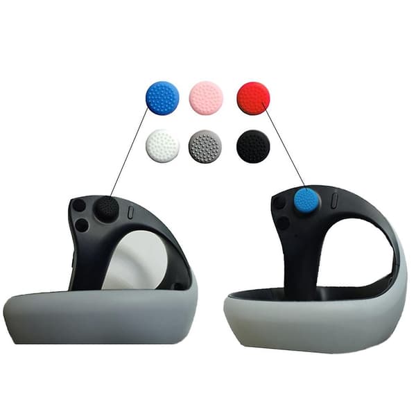 6 par silikone-tommelfingergreb til PS VR2-headset