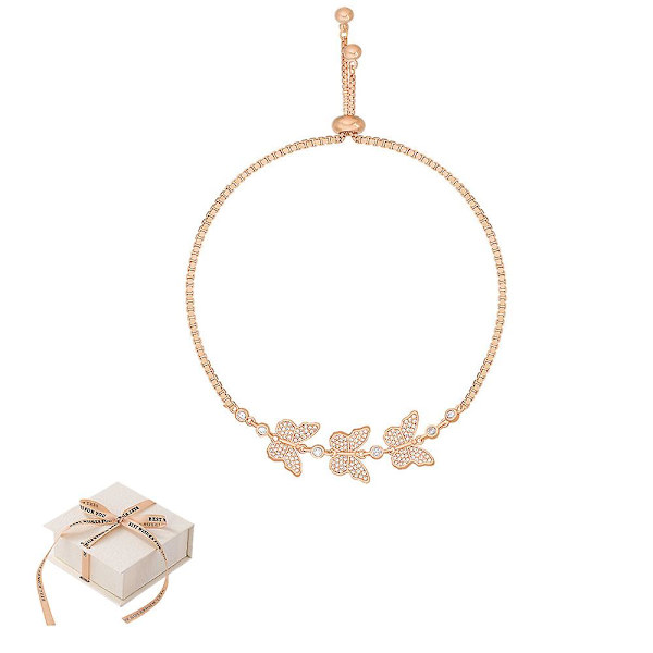 Charm Armbånd Mode Justerbar Butterfly Charm Armbånd Jul