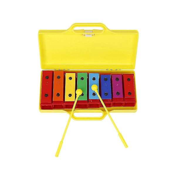 8-tone klaver bærbar børns musik oplysning uafhængige lyd mursten 8-tone hånd-tapping P