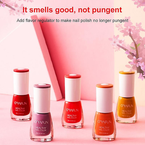 Oyafun Nagelgellack Neonlack Semipermanent Nagelsmycke Design Avtagbar Toppbas