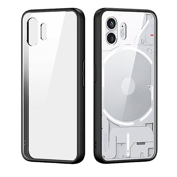 Genomskinligt skal kompatibelt med Nothing Phone 2, mjukt TPU-skydd hårt PC-resistent mot repor stötsäkert skyddande fodral
