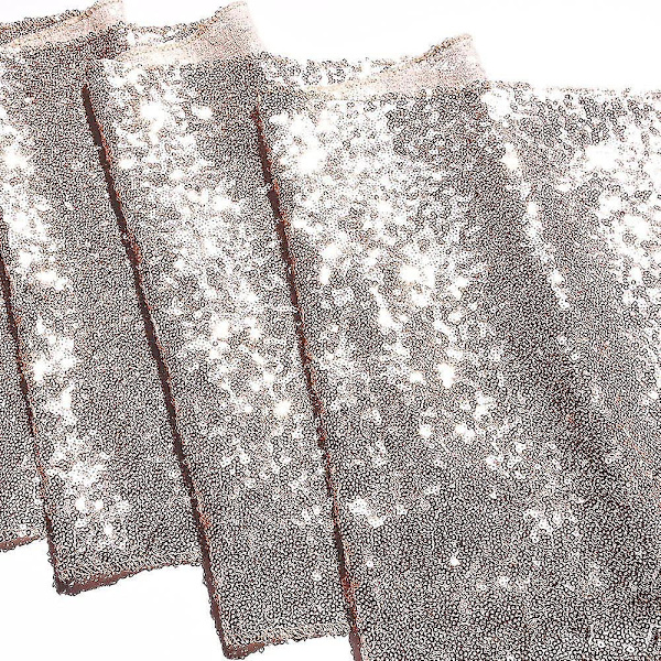Sequin Bordløbere Rose Gold-12x108 Tommer Glitter Bordløber