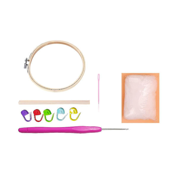 Punch Needle Coaster Kit Easy Punch Needle Coasters Kits For Adults Beginners 6 Pattern Tufted
