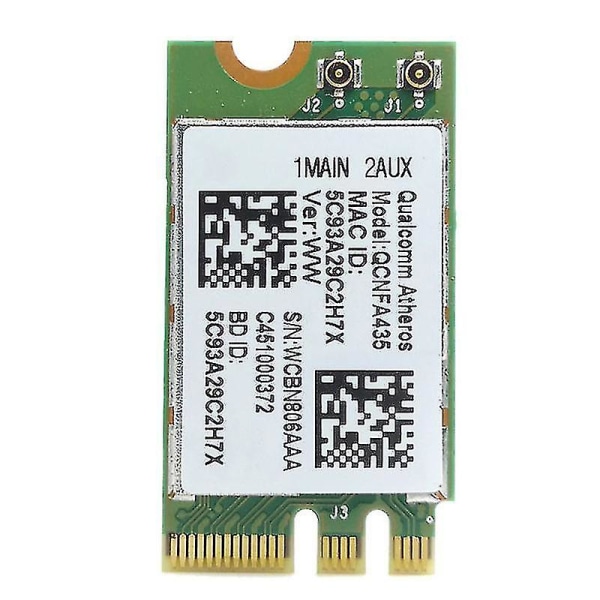 Trådløs adapterkort kompatibel med Qualcomm Atheros Qca9377 Qcnfa435 802.11ac 2.4g/5g Ngff Wifi C