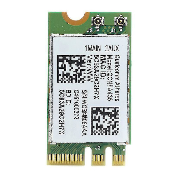 Trådløs adapterkort kompatibel med Qualcomm Atheros Qca9377 Qcnfa435 802.11ac 2.4g/5g Ngff Wifi C
