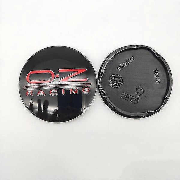 4 stk. 62mm Bilhjul Center Hub Caps til Oz Racing M595 O.z Alloy Auto Wheel Rim Center Hub Cap Cover 62 58 Shry 4x62 black red