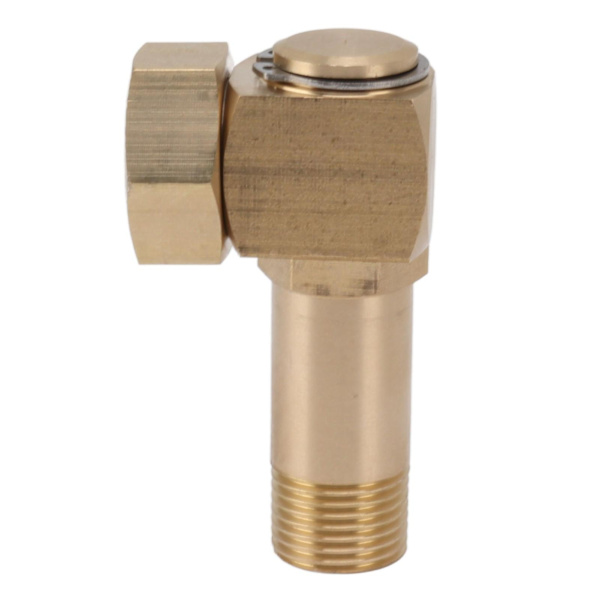 Høj hårdhed messing slange albue konnektor G1/2 - Have slange adapter udskiftning