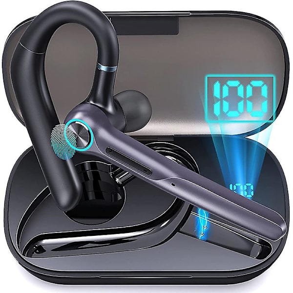 Trådlösa affärs-hörlurar Öronhängande Bluetooth-headset G3 Enkelsidig öra ENC Dubbelmärkesbrusreducerande