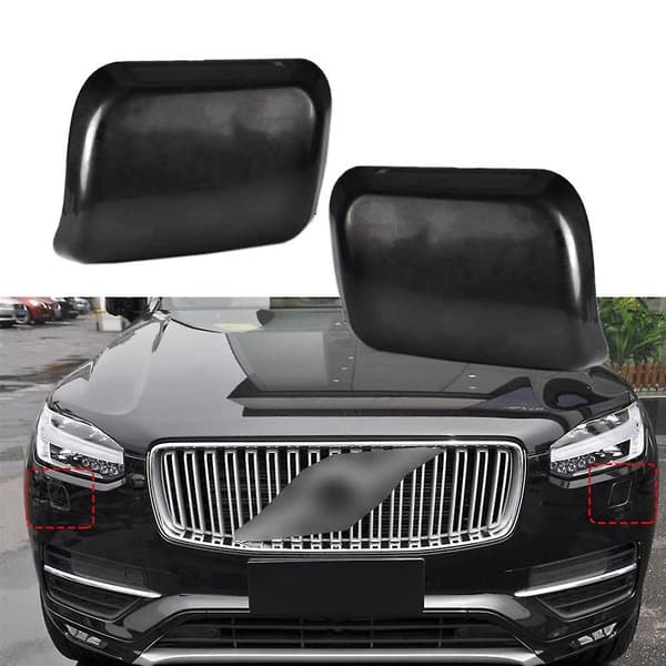 Höger sida för Xc90 2002-2006 Front Bumper Strålkastare Lampbricka Spolarmunstycke Lock Cover 30698209