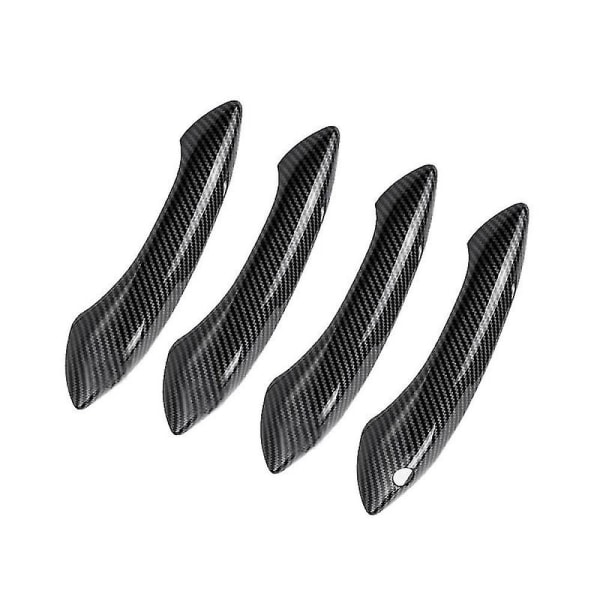 Abs Carbon Fiber Outside Exterior Door Handle Protector Cover Trim For- 5 6 7 Series F07 F10 F11 F0