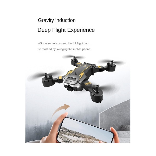 8k Dual Camera Drone Fjärrkontroll Flygplansleksaker med automatisk funktion för att undvika hinder för Gi