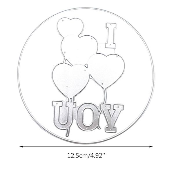 Delicate Love Balloon Metal Cutting Dies Fantastiske gaver til børn, teenagere, drenge og piger