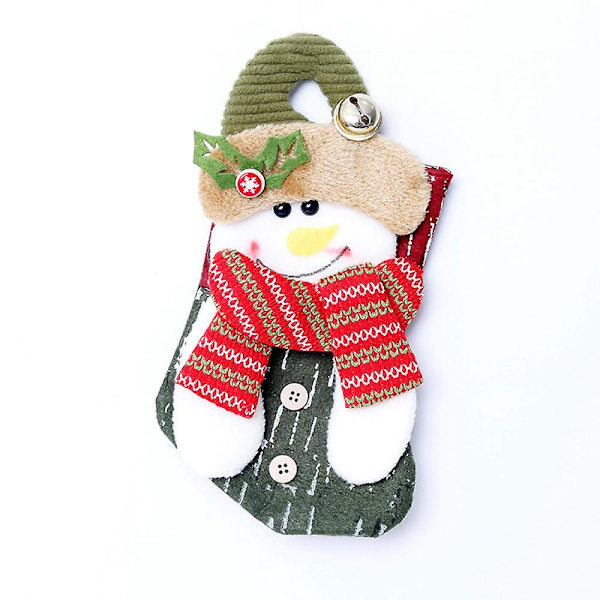 Dekorative ophæng 3 stk. af non-woven store ende gave sokker Xmas