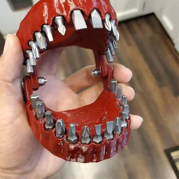 Newway Denture Drill Bit Holder Resin Teeth Model Ornament