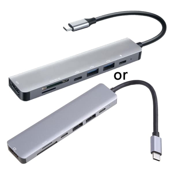 Usb-c 3.0 Adapter Hub Type C Til For Hdmi Kompatibel 4k For Projektor Tv