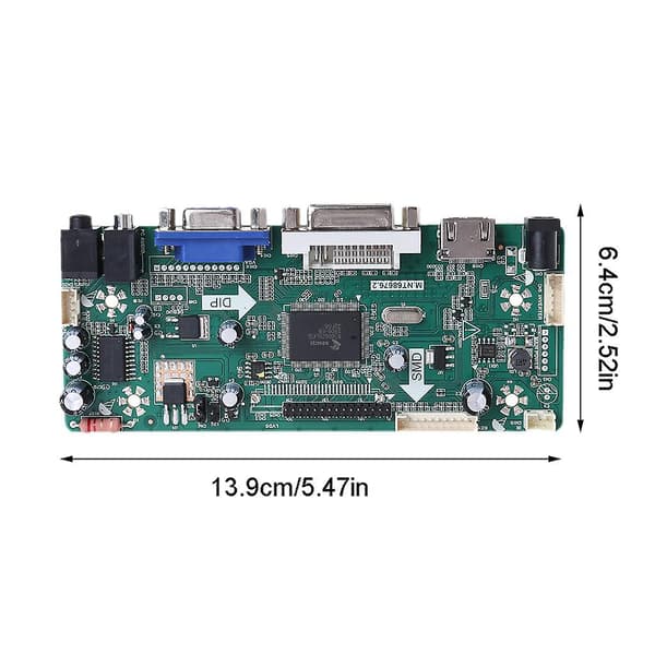 1280x800 til Hdmi Dvi Vga Audio Lcd-kort, der fungerer til Lvds-interface Lcd-skærm