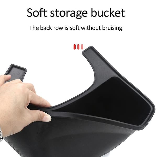 For Model 3 Model Y Bakre Midtkonsoll Organizer Box Bakre Midtre Bilbrett Bakre Midtlagring Rosa