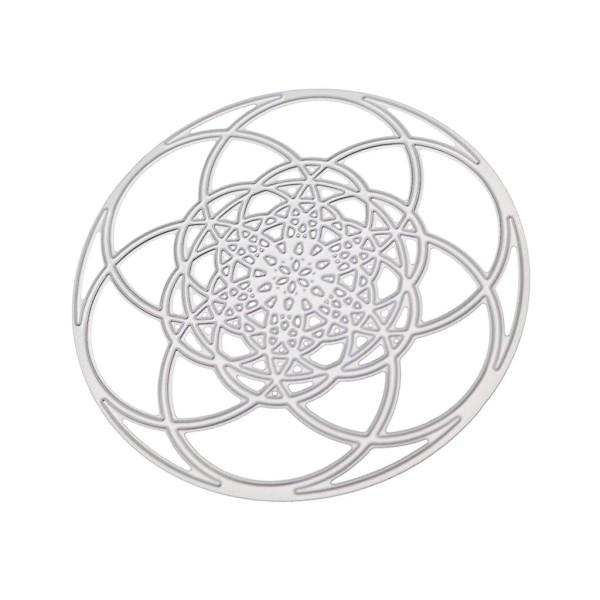 Cirkel Metal Skæredør Stencil Scrapbooking Diy Album Stempel Papirkort Embossing Dekoration Håndværk