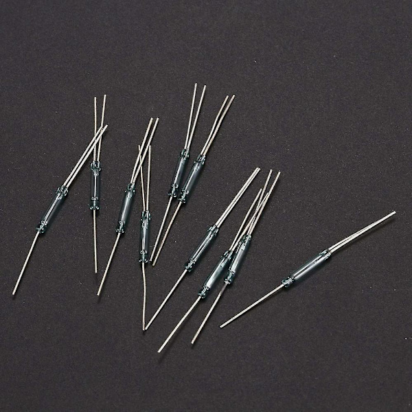 10 st Spdt Reed Magnetbrytare Ersättning 2.5x14mm Ri-90