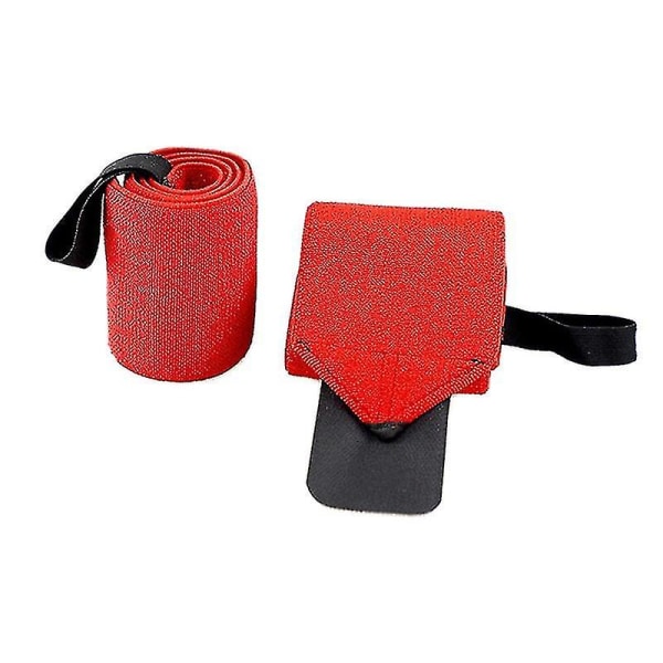 Vikter lyftande handledsskydd elastiskt andningsbart handledsskydd bandage, rött